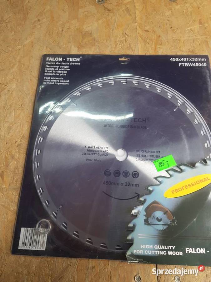 TARCZA WIDIOWA DO DREWNA 450 mm x 32 x 40T WIDIA Głogowa