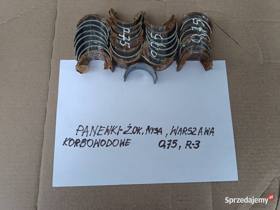Panewki korbowodowe Żuk Nysa Warszawa sprzedam