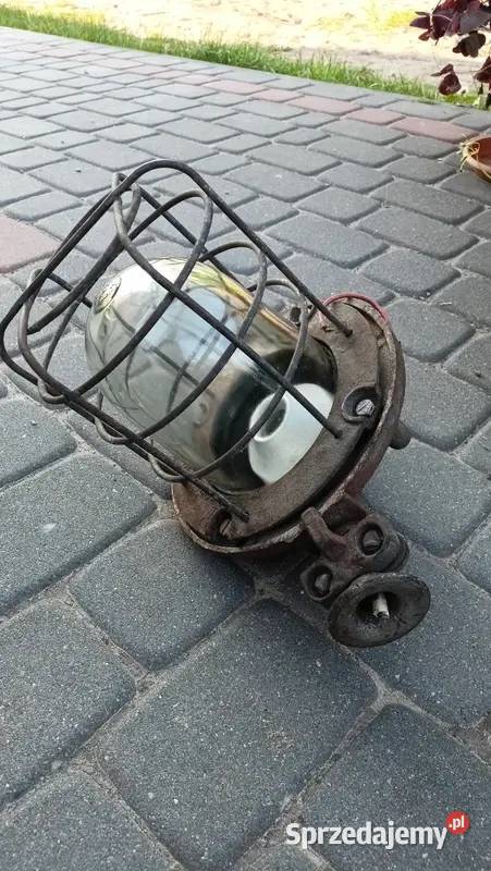 Lampa industrialna OMG200 Polam Wilkasy 1985r Markocin