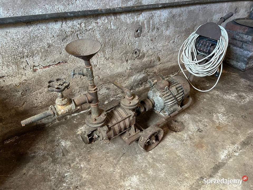 Przewoźna elektryczna pompa wodna zamontowana na