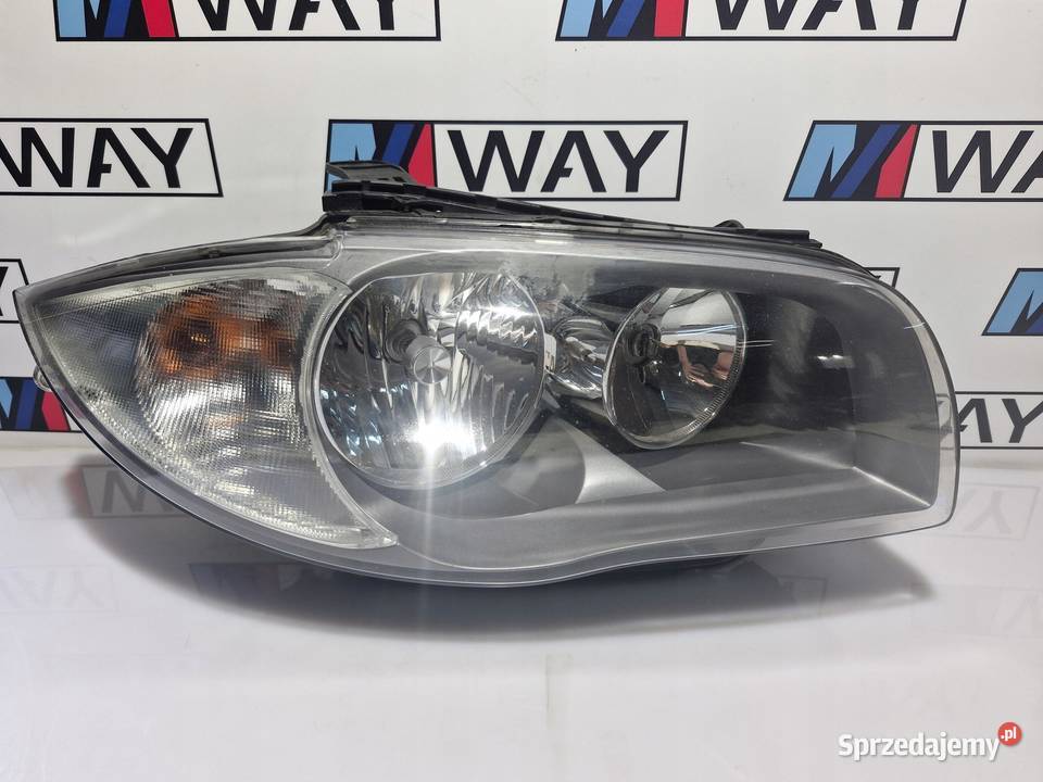 BMW E81 E82 E87 E88 LAMPA PRAWY PRZÓD ORYGINAŁ Lampy przednie