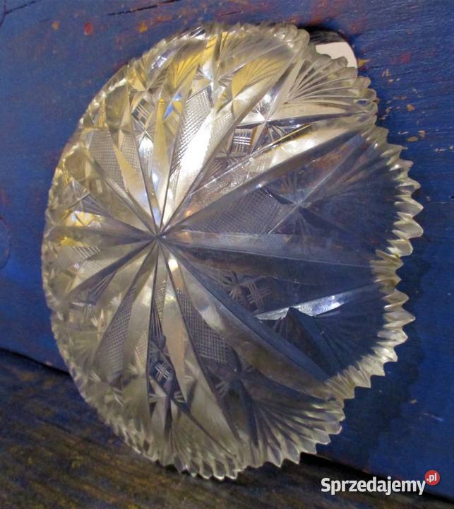 Kryształowy Talerzyk Deserowy PRL Nieporęt