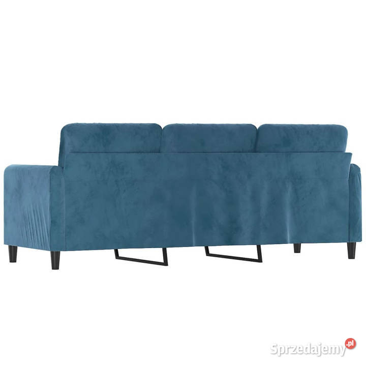 Sofa 3osobowa niebieski 180 tapicerowana Warszawa sprzedam
