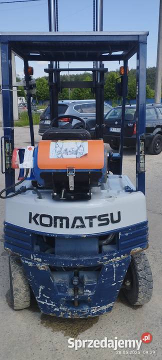 Wózek widłowy Komatsu na gaz Wózki widłowe Zagnańsk