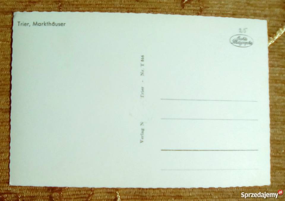 TRIER TREWIR ZABYTKOWE KAMIENICE W RYNKU Piszczac