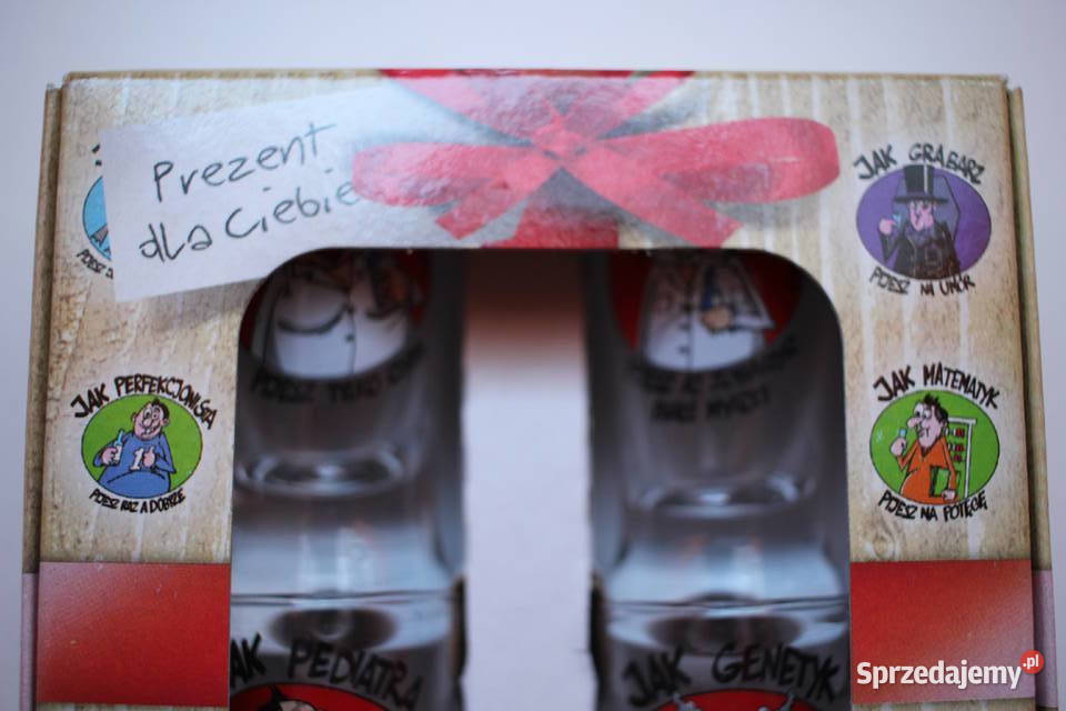 Komplet 4 kieliszki impreza urodziny prezent Kieliszki i pucharki Toruń sprzedam