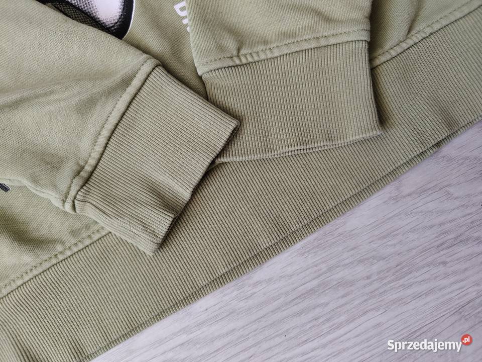 Bluza z kapturem 146 CA oliwkowa chłopięca C&A Ustka