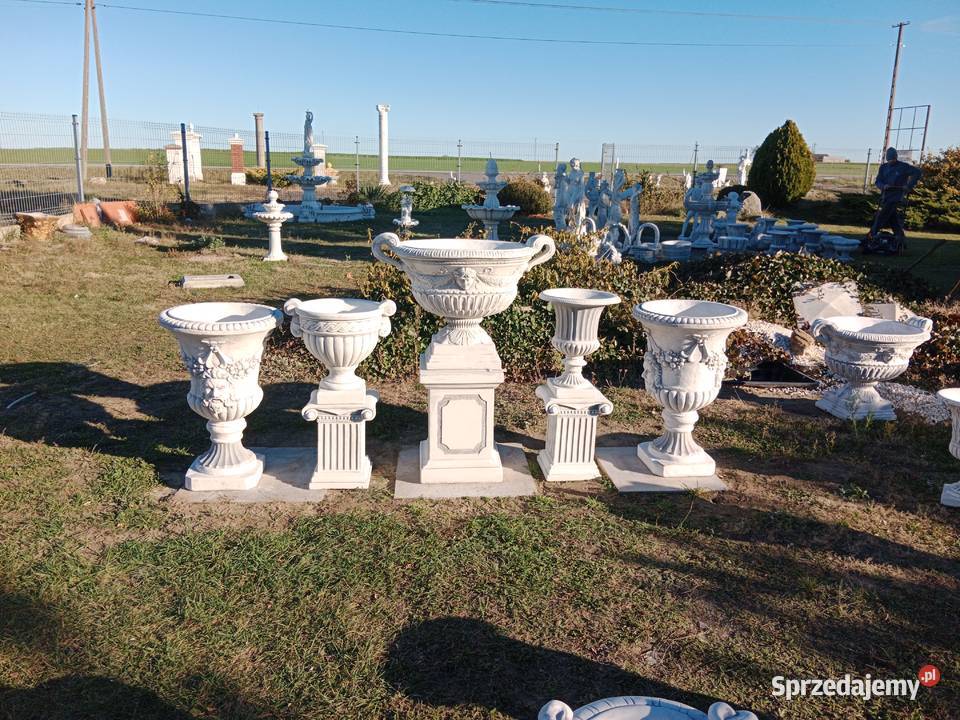 Figury betonowe Biały beton Piękne wykonanie kujawsko-pomorskie Lubanie sprzedam