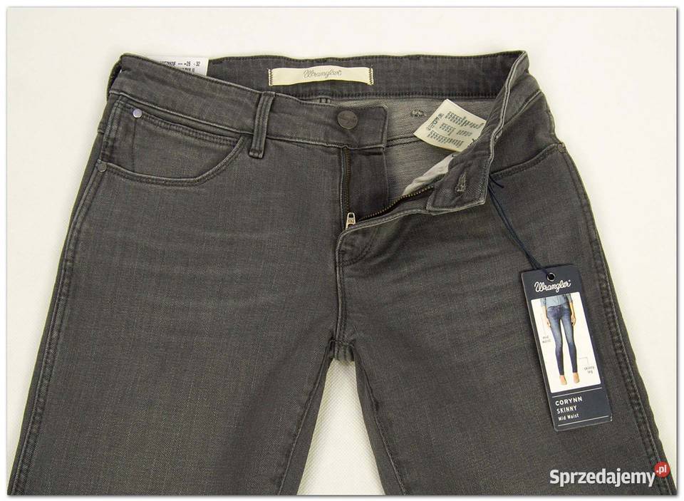 Spodnie damskie Wrangler Corynn Slate Grey W25 warmińsko-mazurskie Pisz