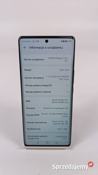 Smartfon HONOR Magic5 Lite 5G 8256GB Katowice