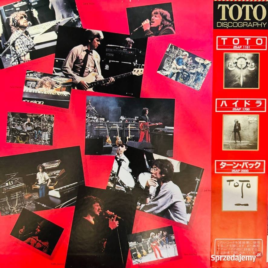Toto Toto IV EXEX Japan Obi LP 1982 CBSSony 20AP płyta winylowa Warszawa