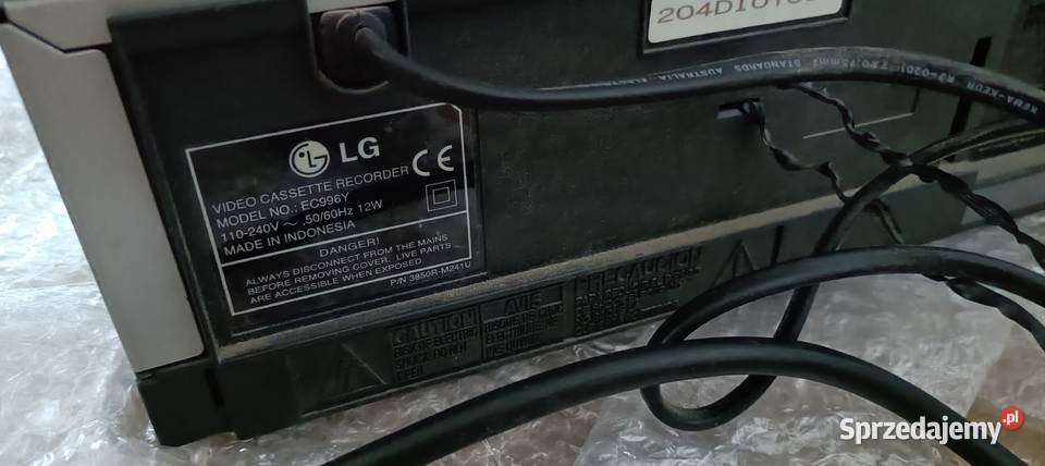 2 Magnetowid LG i GoldStar i 2 DVD kolekcjonera TV i Video Warszawa sprzedam