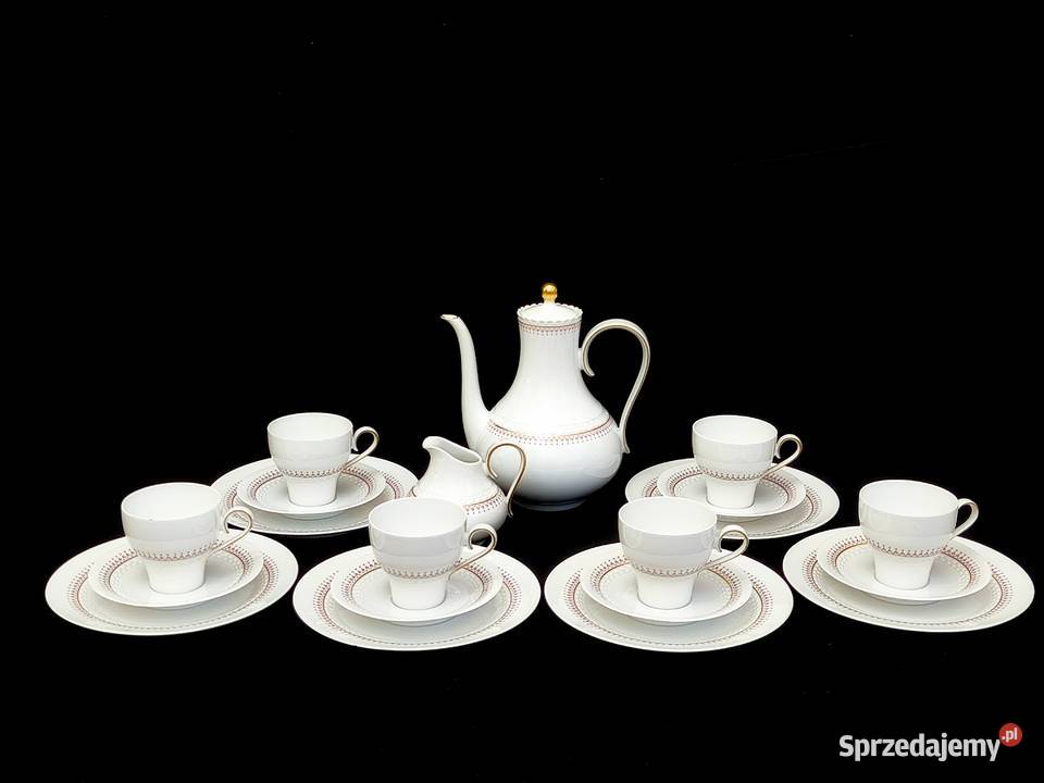 Serwis kawowy Hutschenreuther Tirschenreuth Porcelana i szkło sprzedam
