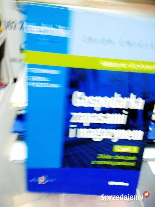 Gospodarka zapasami i magazynem 3 difin mazowieckie Warszawa sprzedam