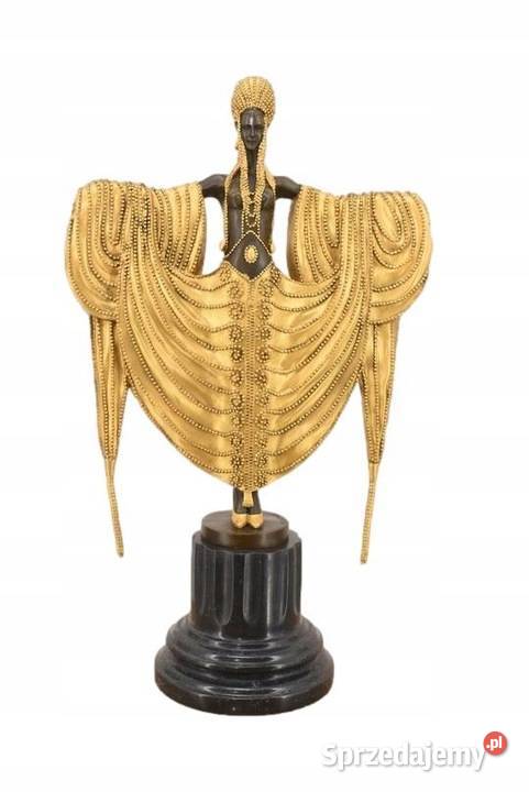 Tancerka z Brązu Złocony Brąz Szeherezada Styl Kraków