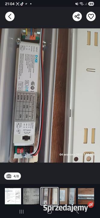 Lampa LED przemysłowa IP66 60W 6000lm 150 hala Gubin