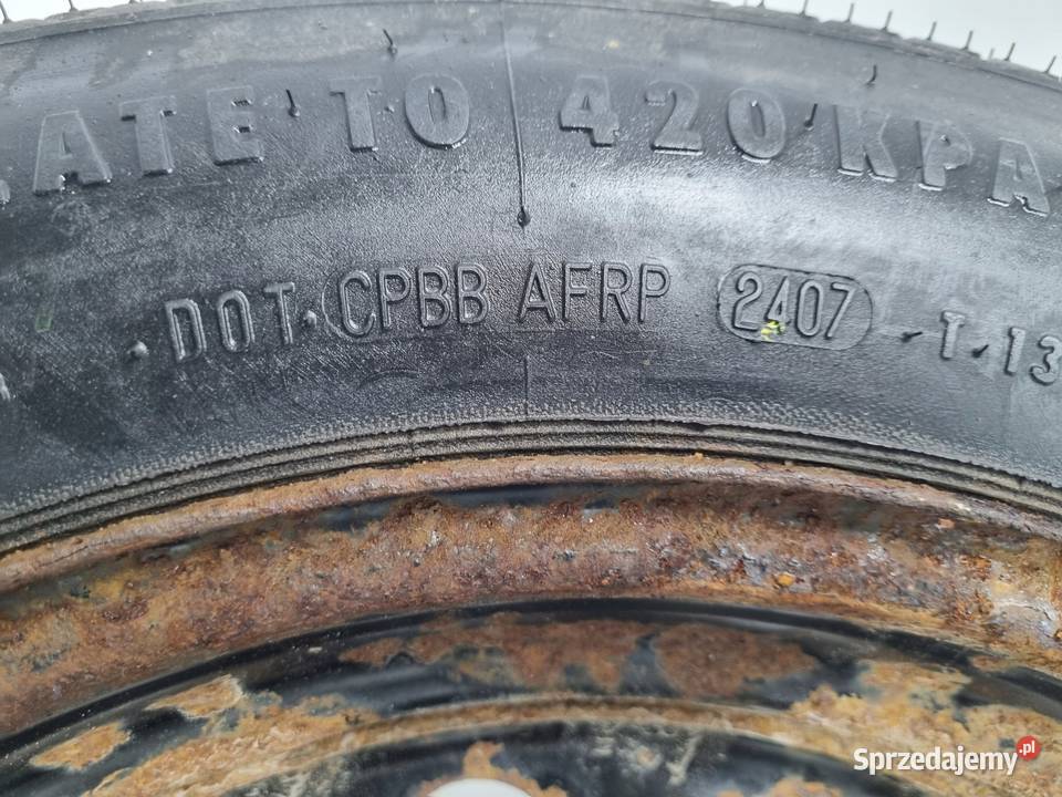 KOŁO DOJAZDOWE BMW X3 E83 dojazdówka 13590 R17 Chełm