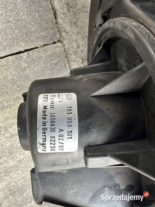 Nawiew wentylator VW Golf 2 Dębica