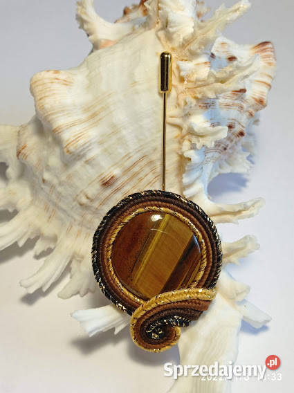 BROSZKA NA SZPILCE Z TYGRYSIM OKIEM SUTASZ Warszawa