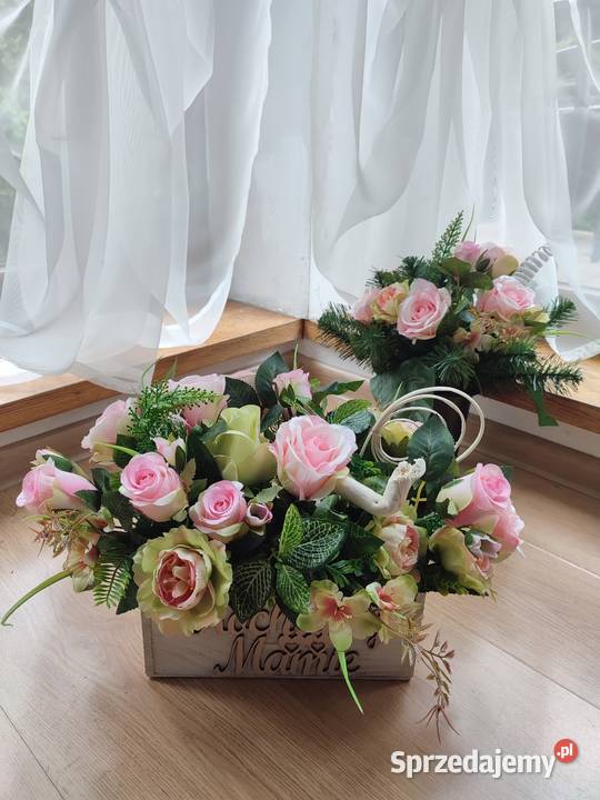 Kochanej Mamie zestaw na grób z dedykacją Sosnowiec