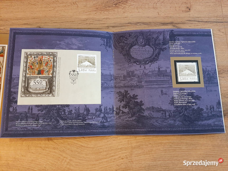 Folder 550 lecie Parlamentaryzmu Rzeczpospolitej Warszawa