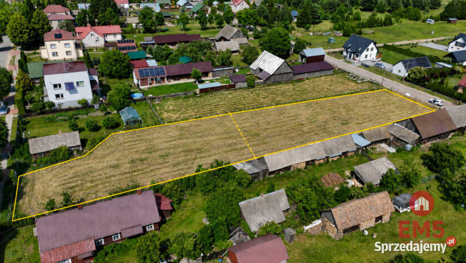 sprzedaży gruntu 1400m2 Siemianówka