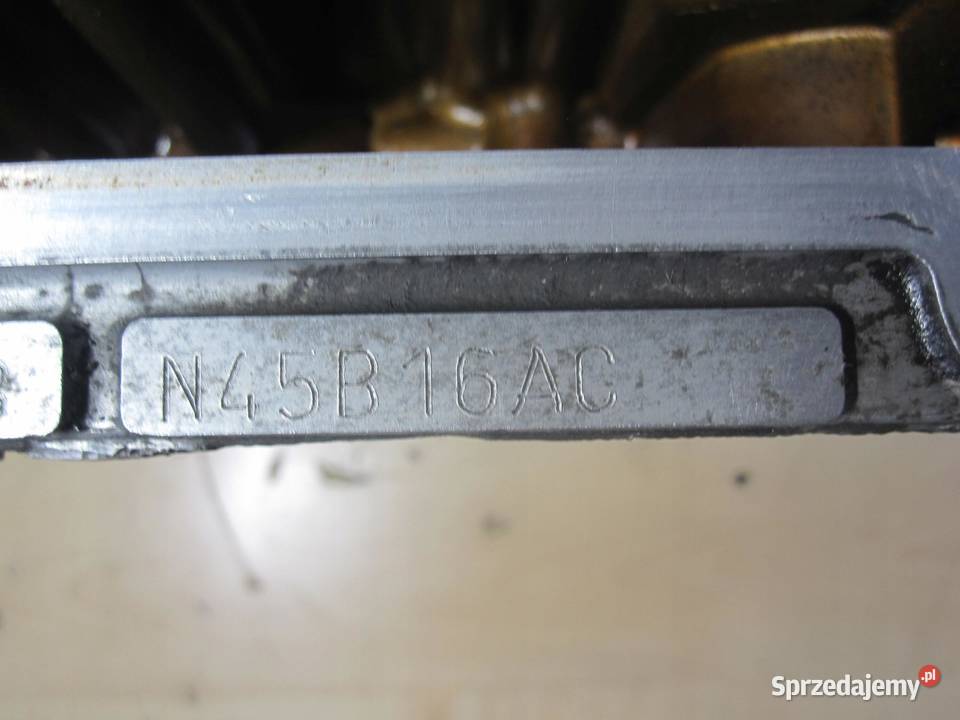 BMW 16 B N45B16 115 07r blok silnika nominalny Blok silnika