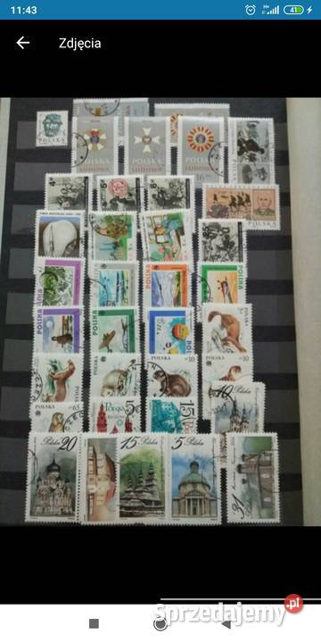 Znaczki polskie 1984 kasowane Kolekcje