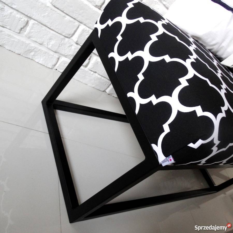 Loft ławka nowoczesna przedpokój metalowa 35cm Warszawa