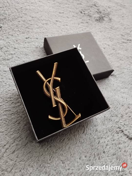 Używana broszka YSL Saint Laurent Paris w Broszki Warszawa
