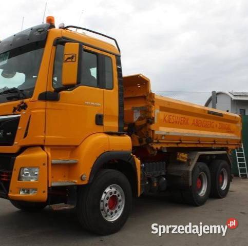 Wywrotka 3 osiowa wywrotka 6x4 Bordmatic Man TGX Warszawa