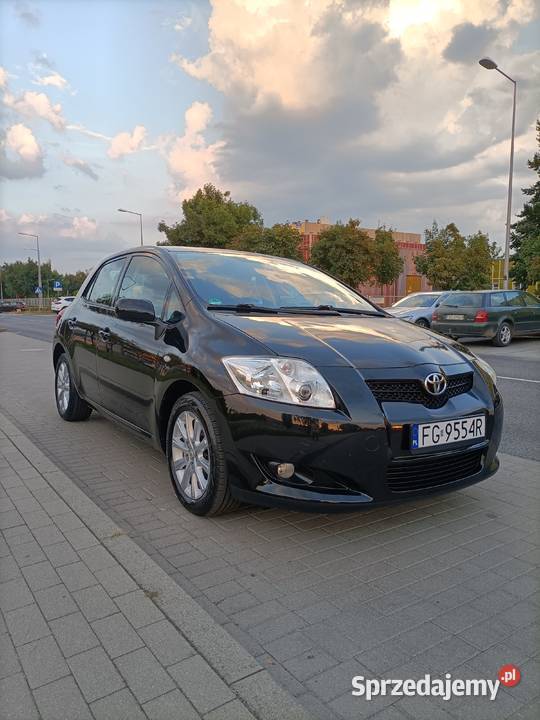 TOYOTA AURIS 14 benzyna 2008 prywatne sprowadzony Gorzów Wielkopolski