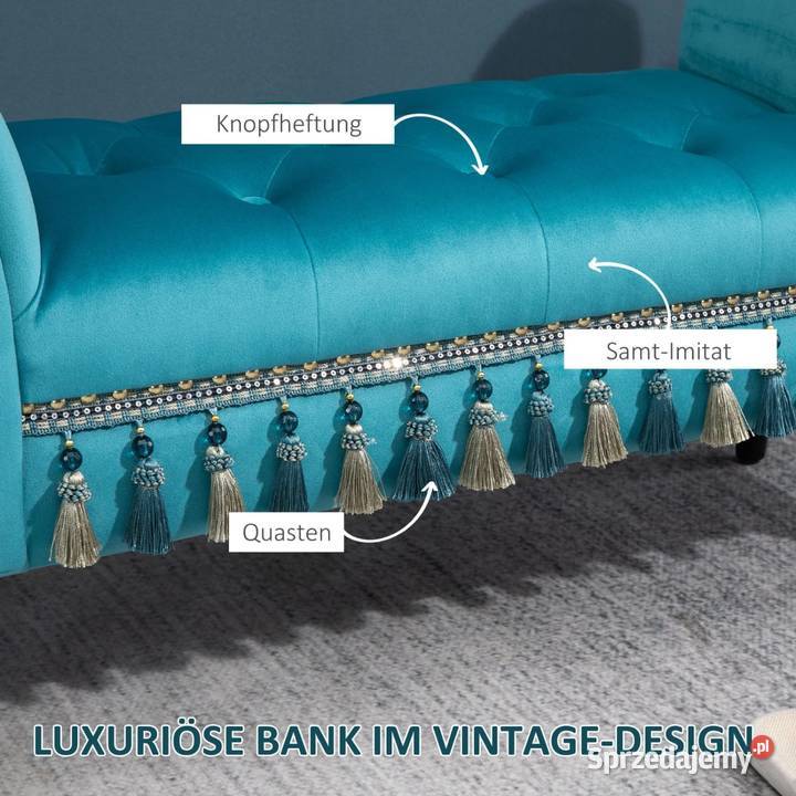 Luksusowa ławka tapicerowana otomana kauczuk małopolskie Brzesko sprzedam