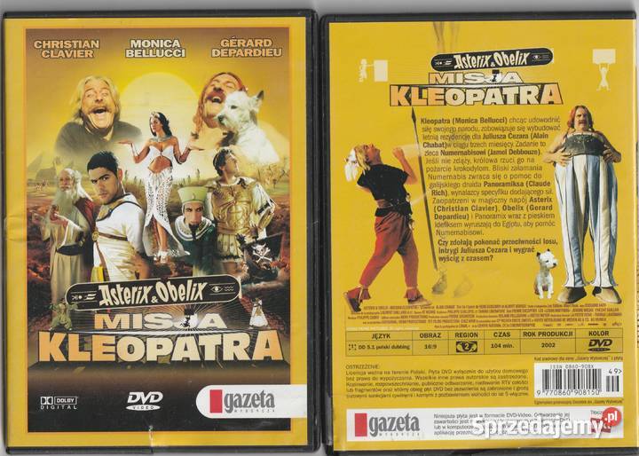 Asterix i Obelix Misja Kleopatra Gerard dubbing