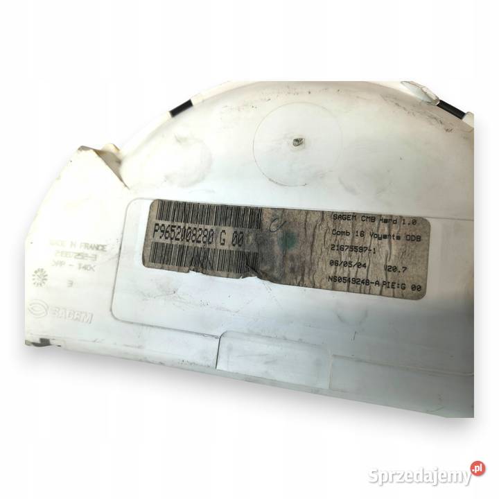 LICZNIK ZEGARY P9652008280 Citroen C3 I C2 11 14 Chełm