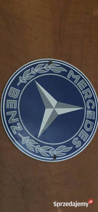 Mercedes szyld emaliowany Pozostałe Łódź