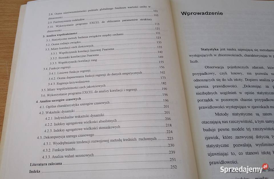 Metody opisu statystycznego Wiesława Makać ISBN 837017597X Gdańsk sprzedam