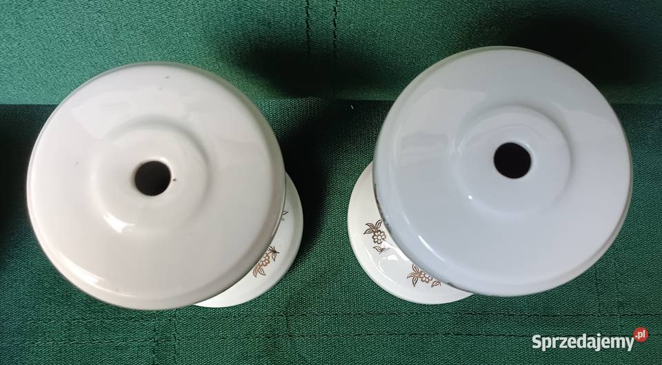 Porcelanowy korpus lampy PRL Bogucice Zbylitowska Góra