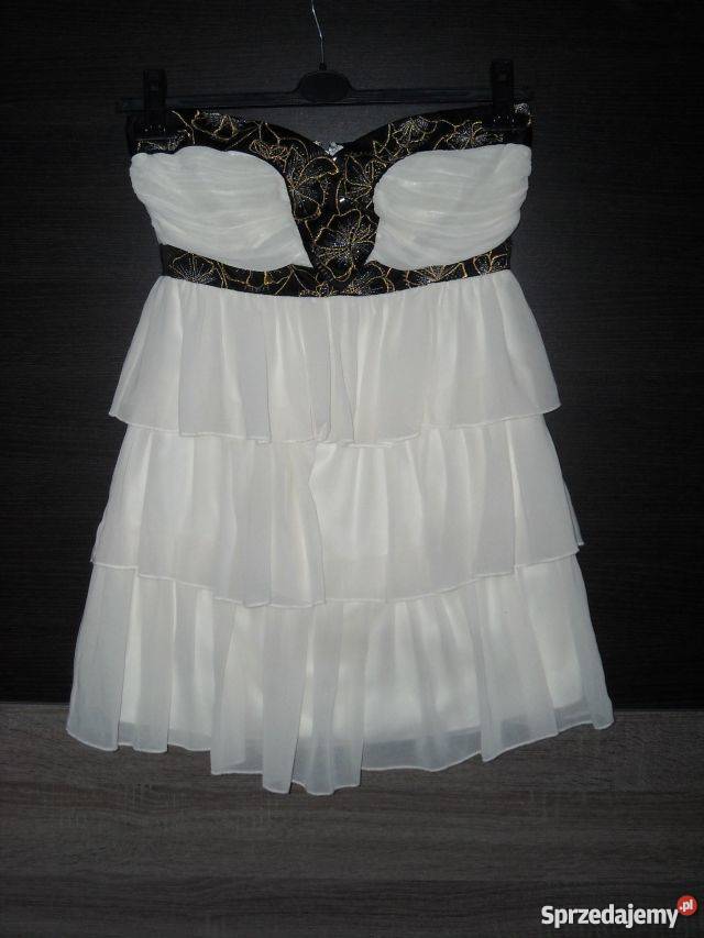 kremowa sukienka lipsy 10 m s Lubartów