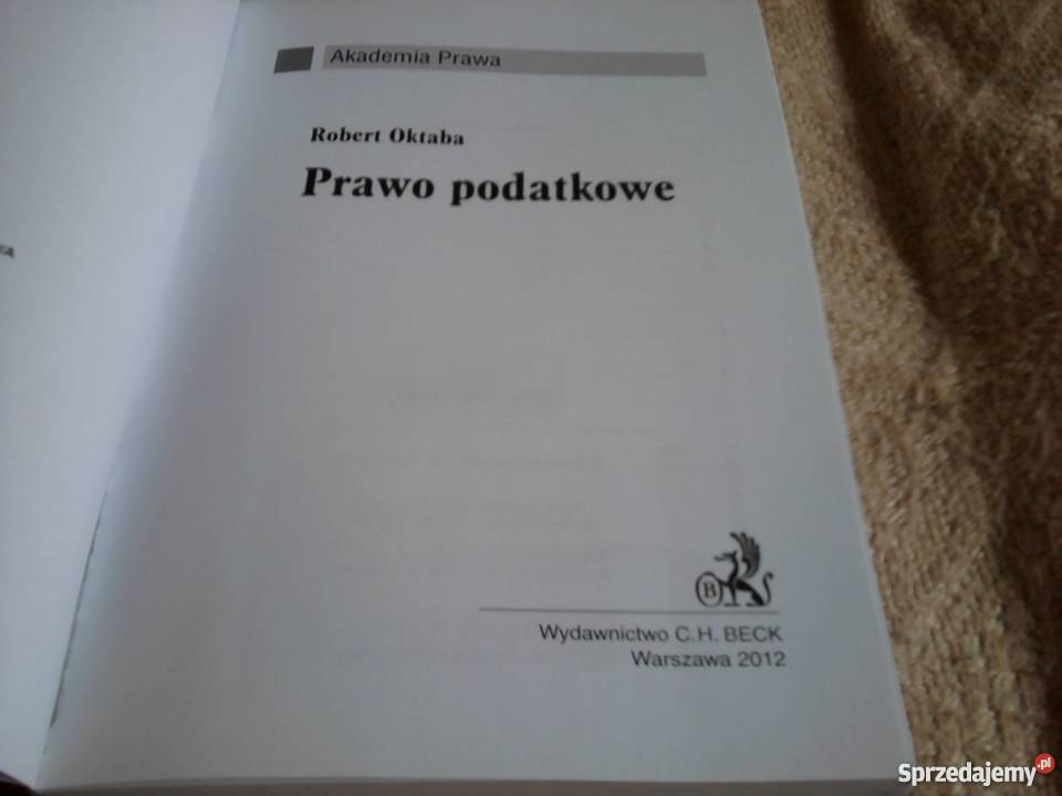 Prawo podatkowe Robert Oktaba
