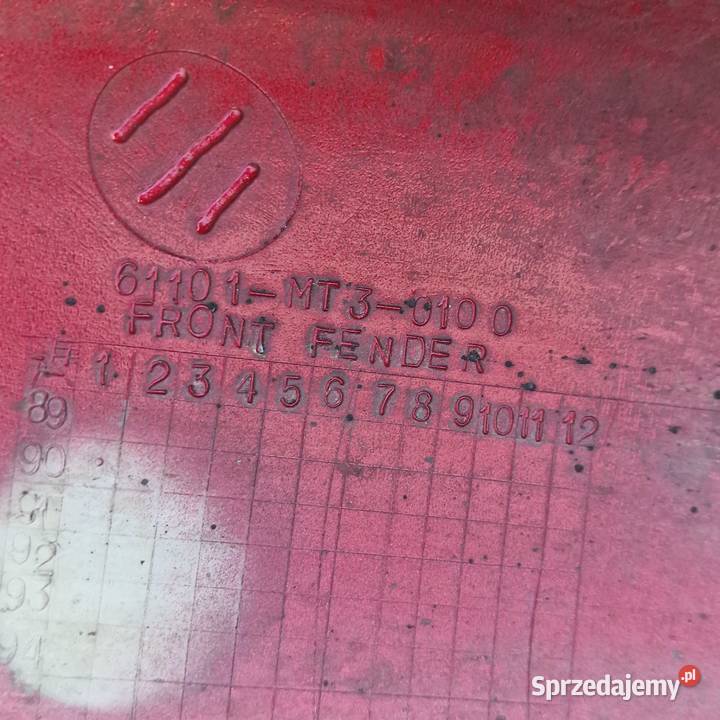 HONDA ST 1100 PAN EUROPEAN BŁOTNIK NADKOLE PRZÓD Bieleń