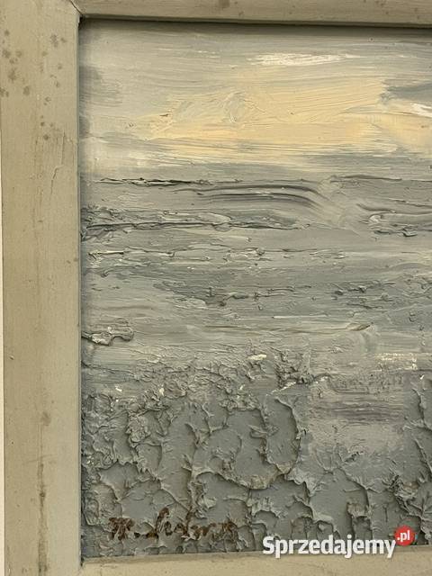 Obraz olejny Ryszard Ledwos pejzaż impasto ZPAP Kraków sprzedam