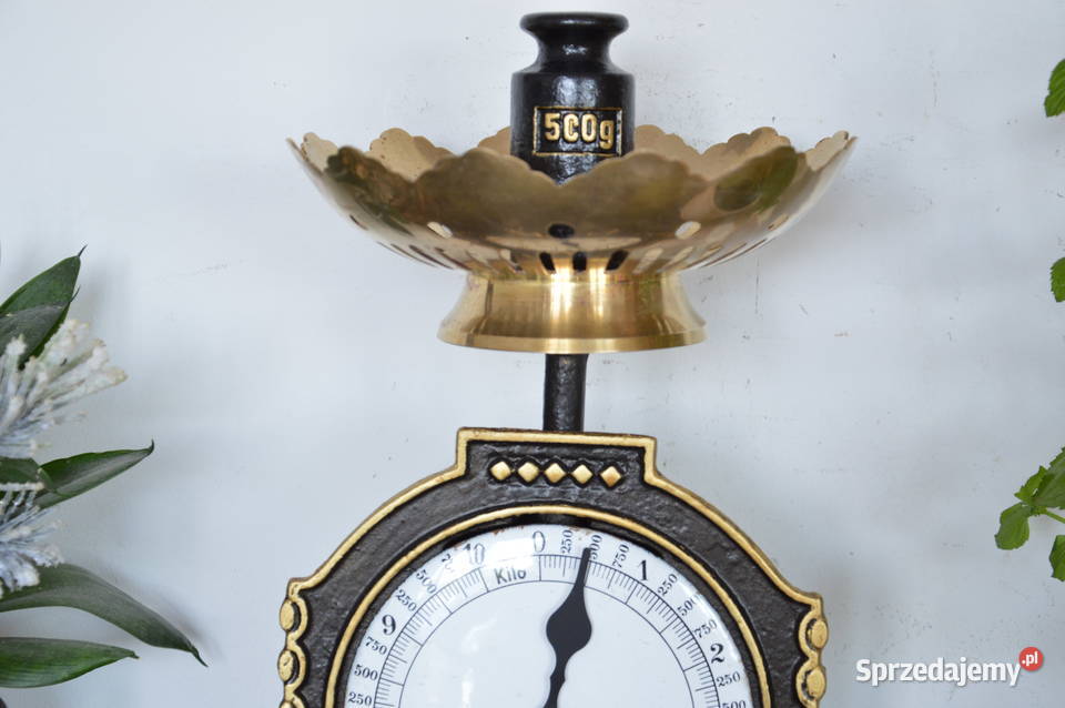 stara WAGA 10 żeliwna sygnowana Salters Jastrzębie-Zdrój