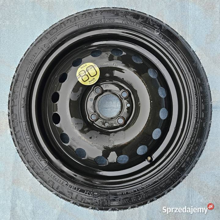 Koło dojazdowe Nissan Micra 15 mazowieckie Ostrów Mazowiecka