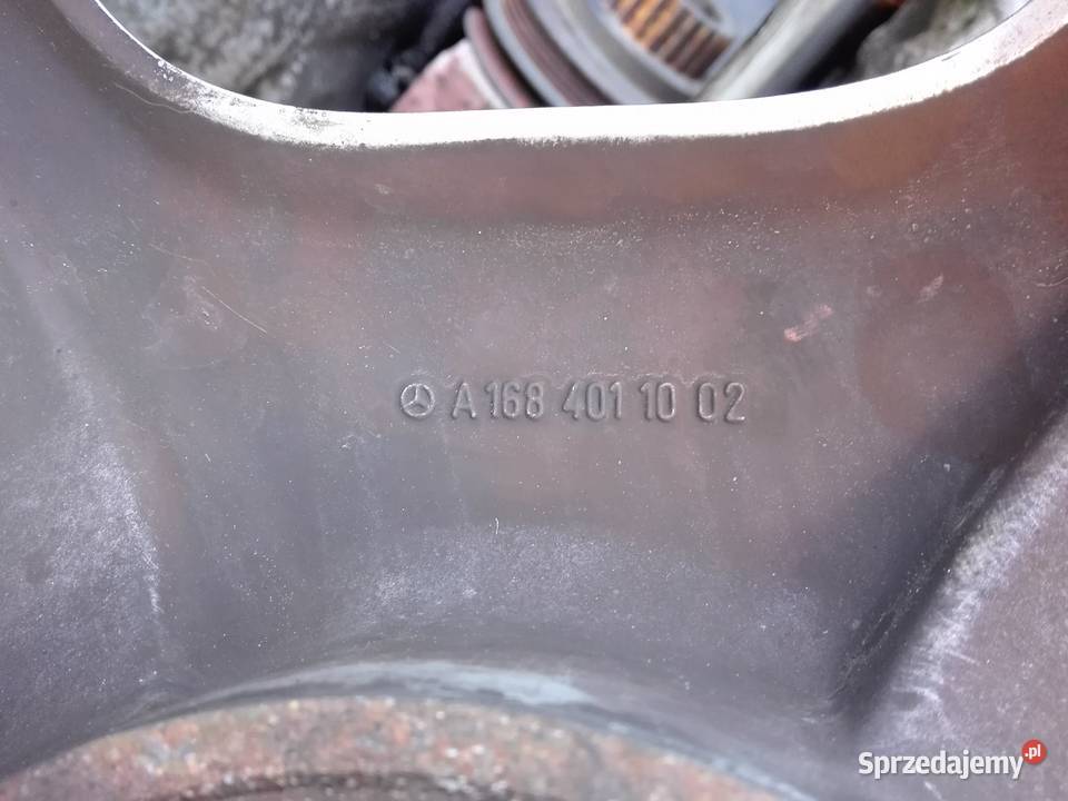 Mercedes A168 felgi aluminiowe Ronal 16 A klasa świętokrzyskie Skarżysko-Kamienna