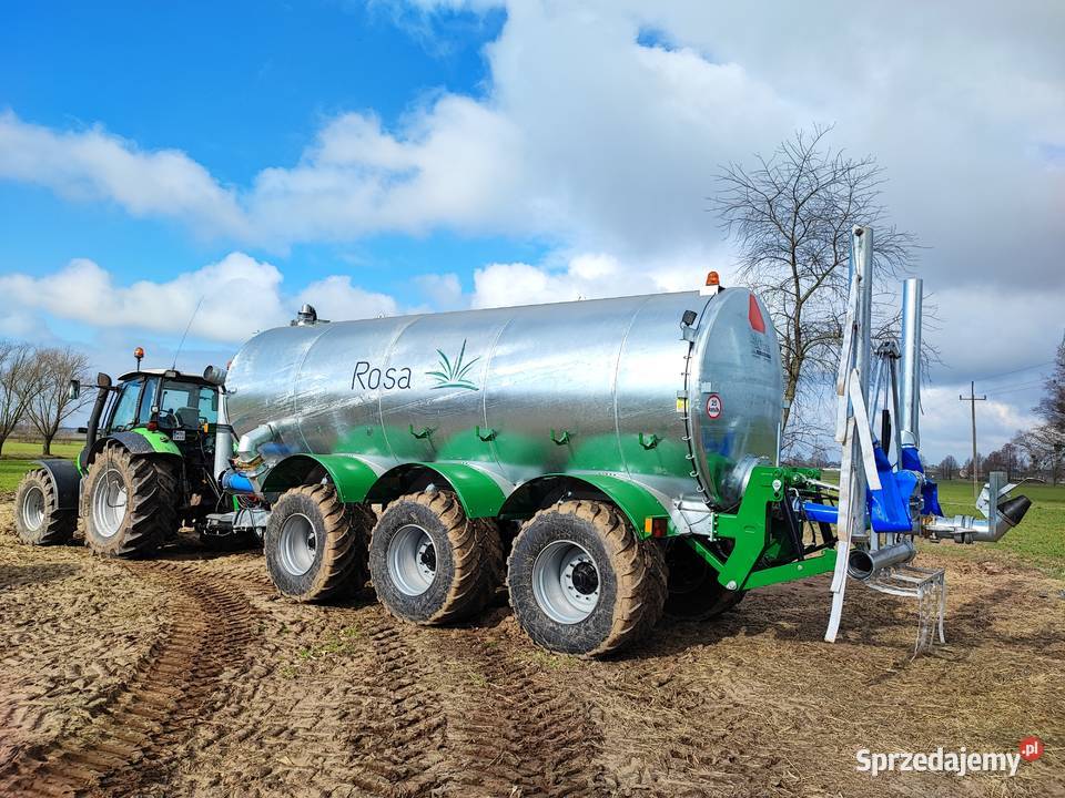 Wóz asenizacyjny ROSA 18R2 18000 litrów tandem mazowieckie Goliaty