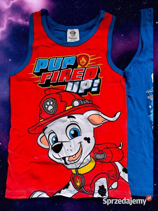 Nowe zestaw dwóch koszulek psi patrol paw patrol Sosnowiec