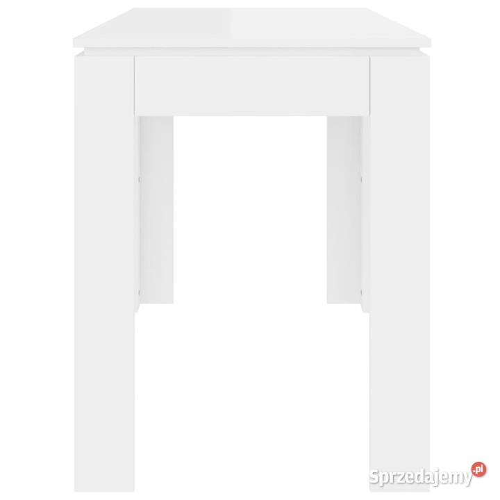 Stół jadalniany wysoki połysk biały 120x60x76 Warszawa
