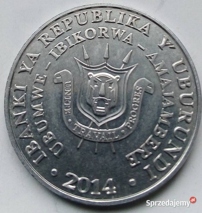 BURUNDI5 FRANCS2014 rPTAKŁADNA mazowieckie Legionowo