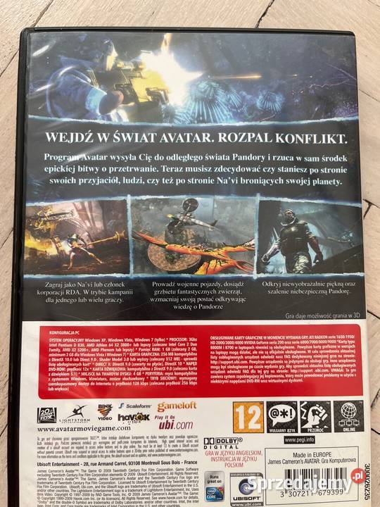 Gra Avatar Chełm sprzedam